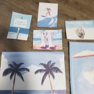 Beach Wall Art Set - Palm Trees & Coastal Prints